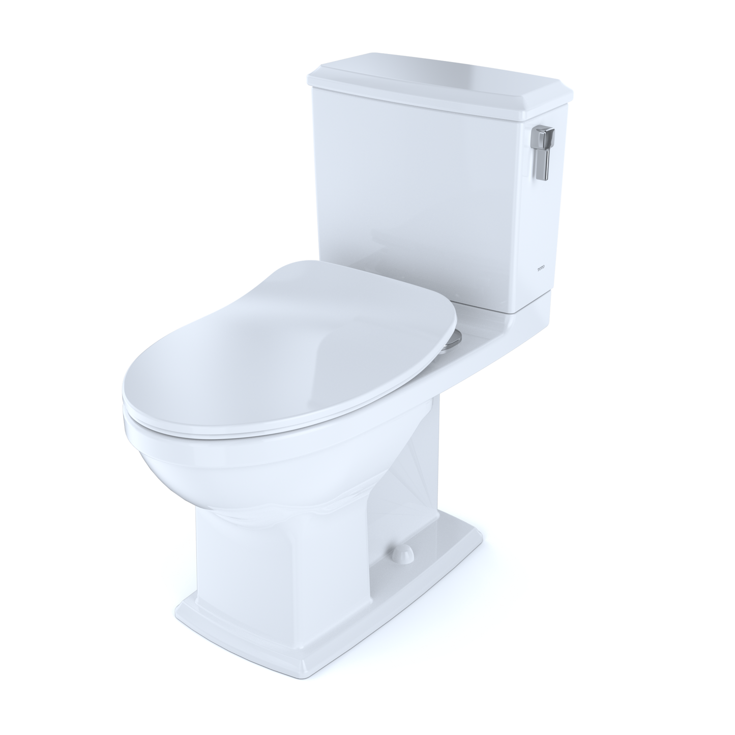 TOTO Connelly Two-Piece Toilet 1.28/0.8 GPF Elongated - Universal Height - Washlet+ Connection Slim Seat