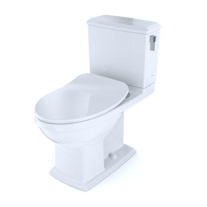 TOTO Connelly Two-Piece Toilet 1.28/0.8 GPF Elongated - Universal Height - Washlet+ Connection Slim Seat