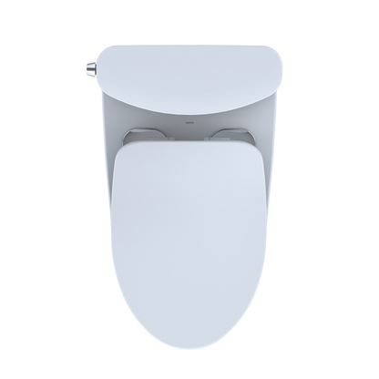 TOTO Nexus Elongated Two-Piece Toilet, 1.28 GPF Universal Height, Washlet+ Connection, Slim Seat