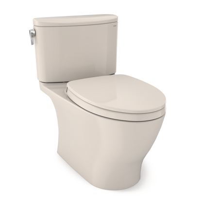 TOTO Nexus Elongated 1G Two-Piece Toilet, 1.0 GPF Universal Height, Washlet+ Connection