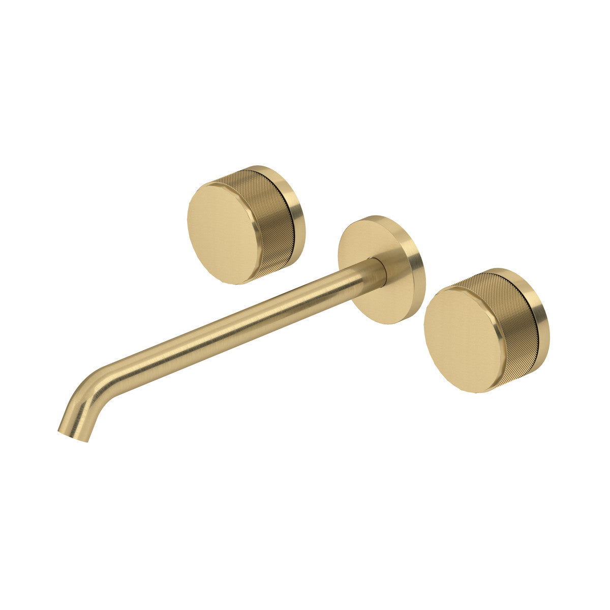 Rohl Amahle Wall Mount Tub Filler Trim With C-Spout, Disc Handles - TAM06W3IW
