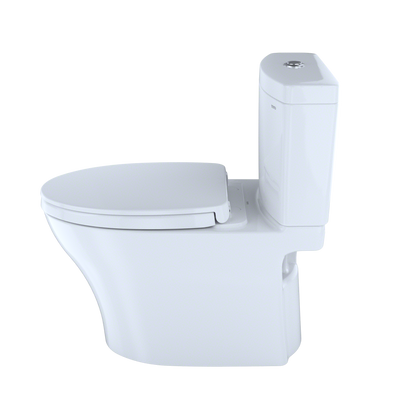 TOTO Aquia IV Two-Piece Toilet Kit -1.28/0.9 GPF- Elongated - Universal Height - Washlet+ Connection