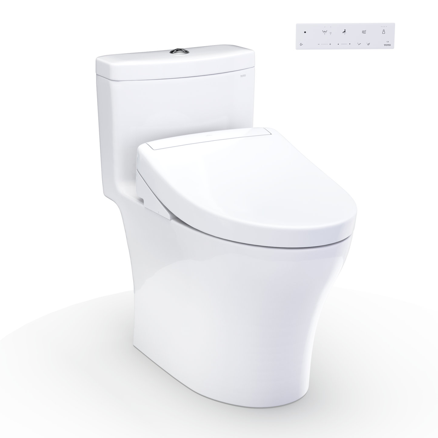 TOTO Aquia IV Washlet+ S5 One-Piece Toilet - 1.28 Gpf/0.9 Gpf - Universal Height