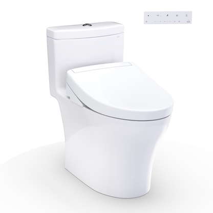 TOTO Aquia IV Washlet+ S5 One-Piece Toilet - 1.28 Gpf/0.9 Gpf - Universal Height