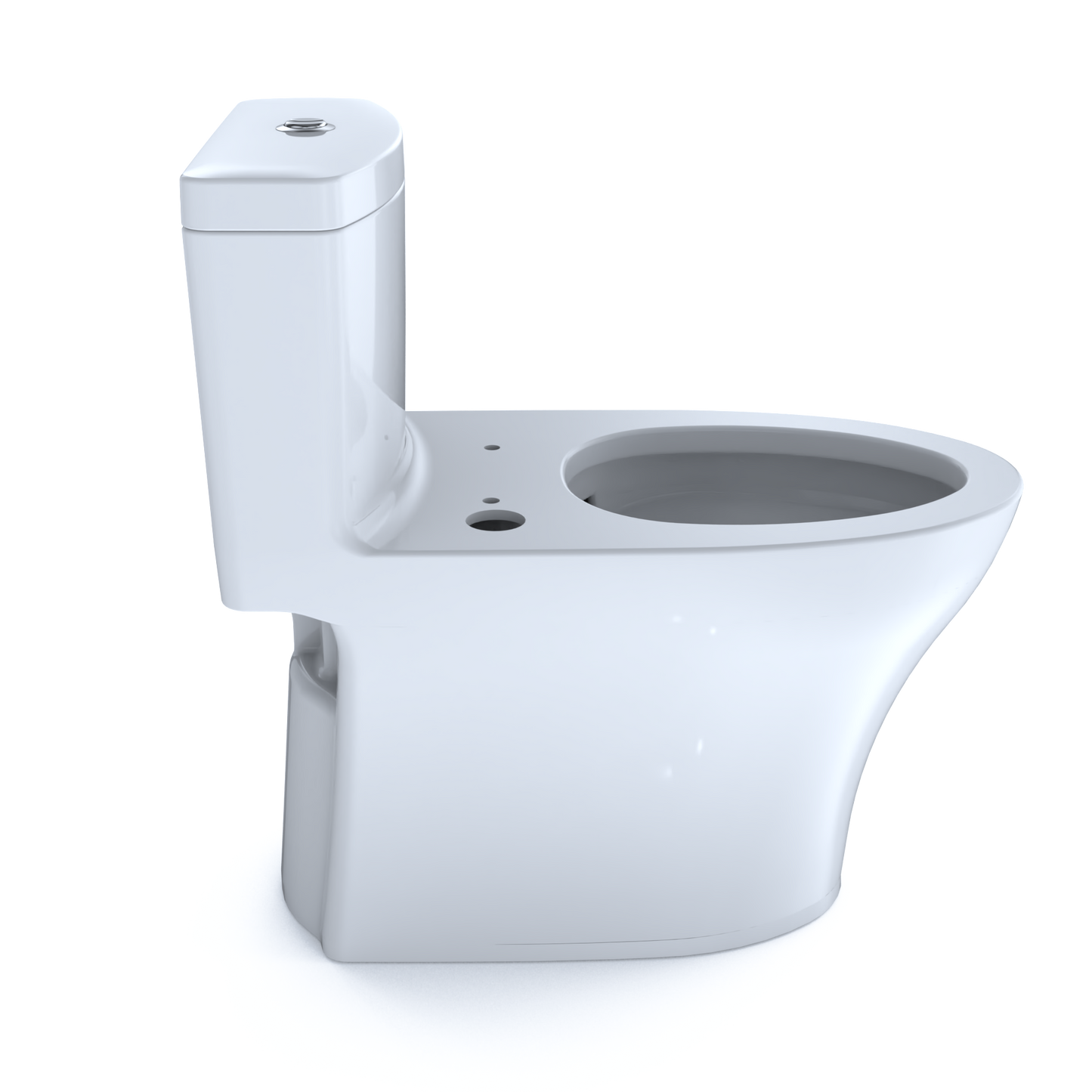 TOTO Aquia IV One-Piece Toilet Bowl Only 1.28/0.9 Gpf Elongated Universal Height Washlet+ Connection
